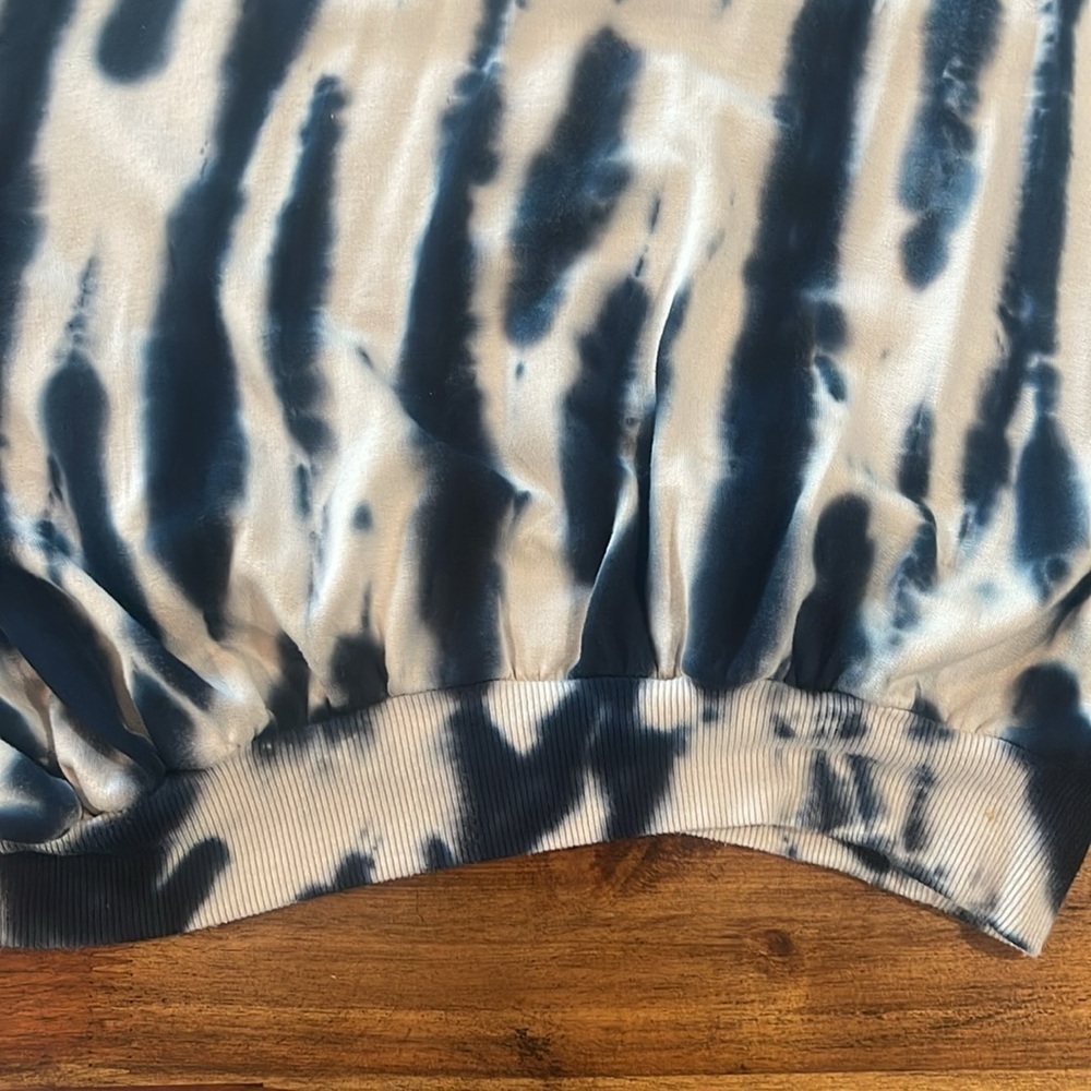 Young fabulous & Broke tie dye batwing pull over top sweater oversized size S - Picture 5 of 12
